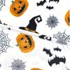 1pc Halloween Theme Flannel Blanket Spider Web Witch Hat Black Bat Pumpkin Print Soft Cozy Throw Blankets perfect Gifts