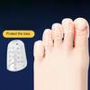 Shock Absorbing Toe Guards Flexible Fit Cover For Running Gym Sports And Daily Foot Pains Relief Light Design 10pcs
