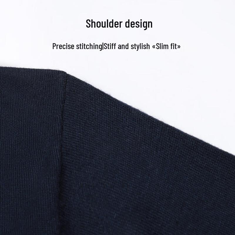 SHANSHAN Men's Summer Wool Blend Knit Tee
