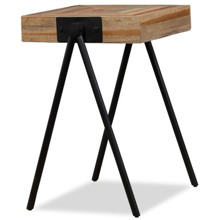 VidaXL Side Table Solid Reclaimed Teak