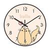 Cartoon Children's Creative Clock, Simple Wall Clock, Living Room Bedroom Wall, No Punching Hanging