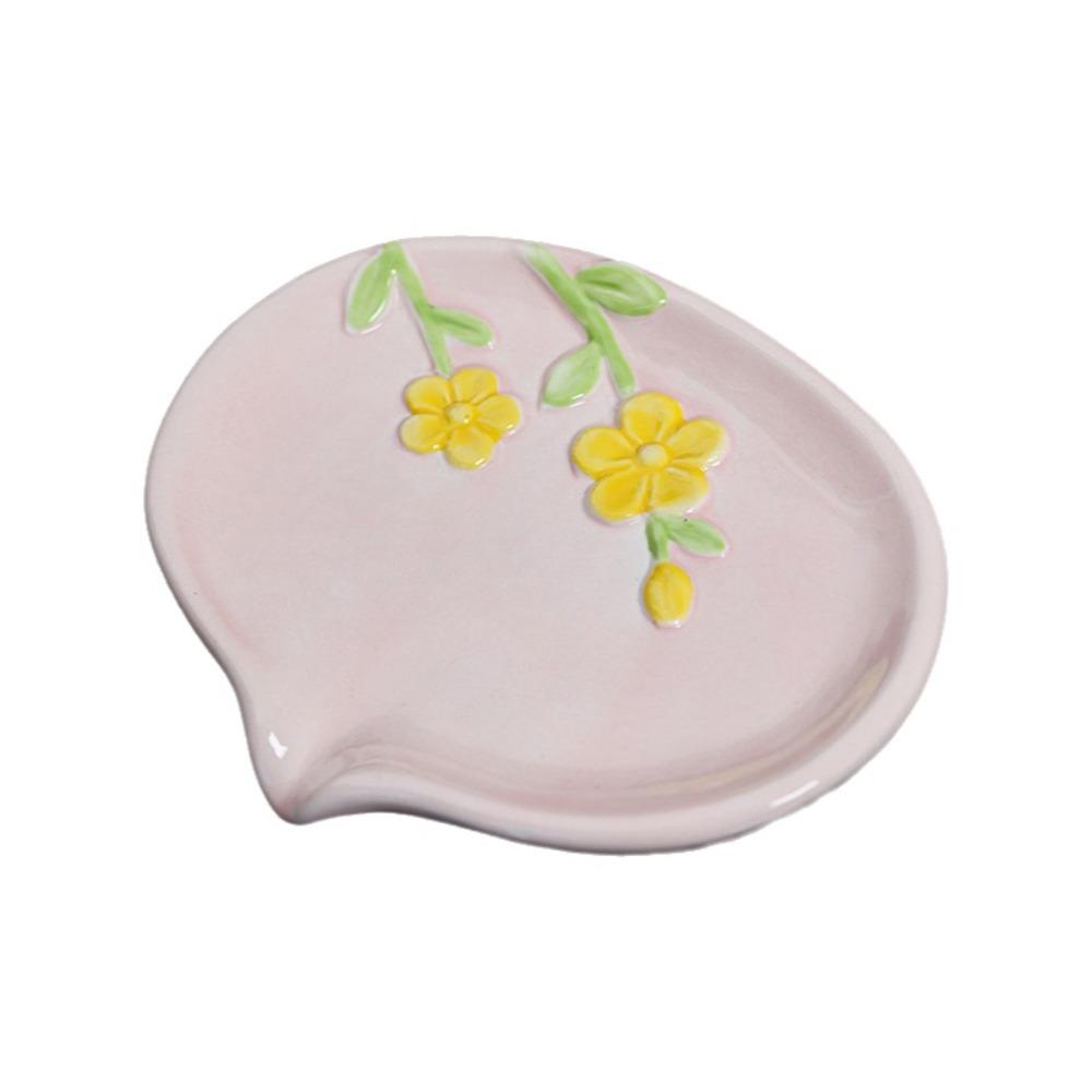 

Non Perforated Ceramic Soap Box Thickened Soap Dish Creative Sink Storage Rack Home Decor Style 3
