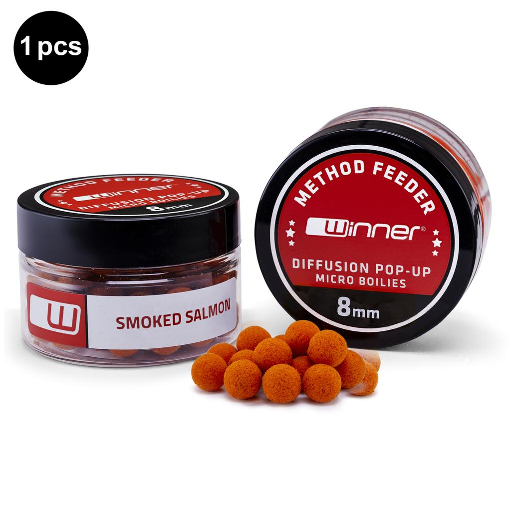 Mf diffusion micro boilies 8mm/20g - przynęty do metody wędzony łosoś