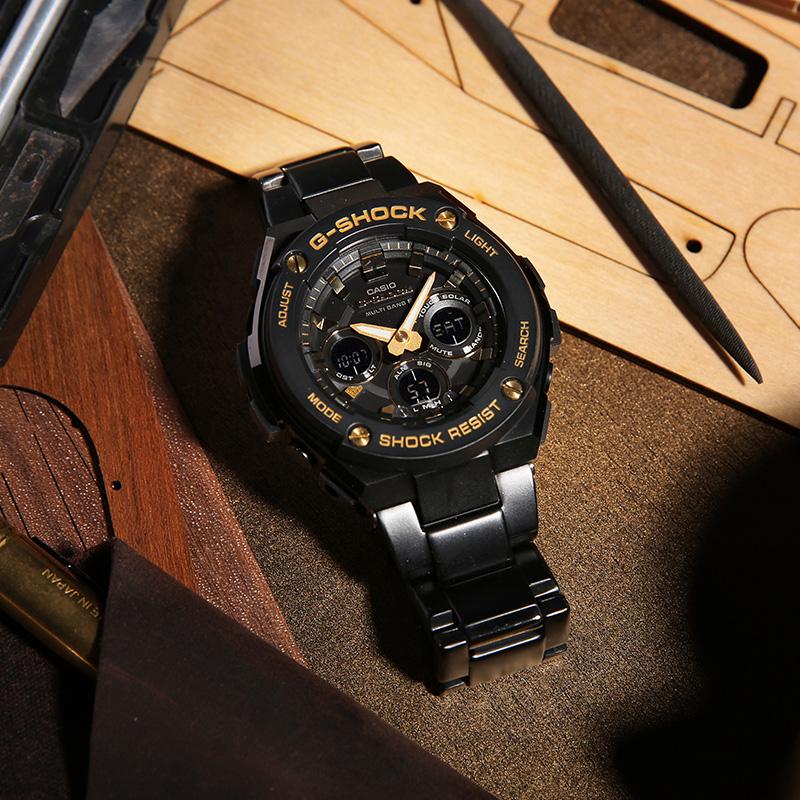 CASIO Men G-STEEL Series Black Watch GST-W300BD-1APR