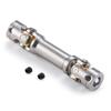 TRZX RC Metal Drive Shaft 40-260mm Upgrade Part for 1:14 Tamiya Trailer Tractor Truck RC Crawler Car (47-57mm)