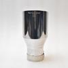 RE Exhaust Tip 304 Stainless Steel Angled Single Tube Automobile Exhaust Nozzle 2.5 Inches 4.5 Inches  Automobile Modification