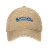 Let It Gogh Funny Vincent Van Gogh Starry Night Unstructured Baseball Cap Painting Distressed Washed Hat Adjustable Headwear