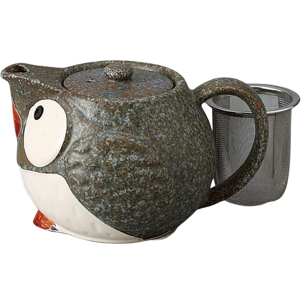450cc Aokaratsu Teapot with Ceramic Mino Made in Tea Teapot for Commercial Suitable for Hotels and Inns Ale-net Fukurō Strainer, Ware, Japan, Utensil,