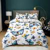 3D Butterfly Theme Home Bedding Set Luxury Wing Printed Quilt Cover Pillow Case 2/3 Pieces AU240 * 270 Extra Large Size Home Decoration