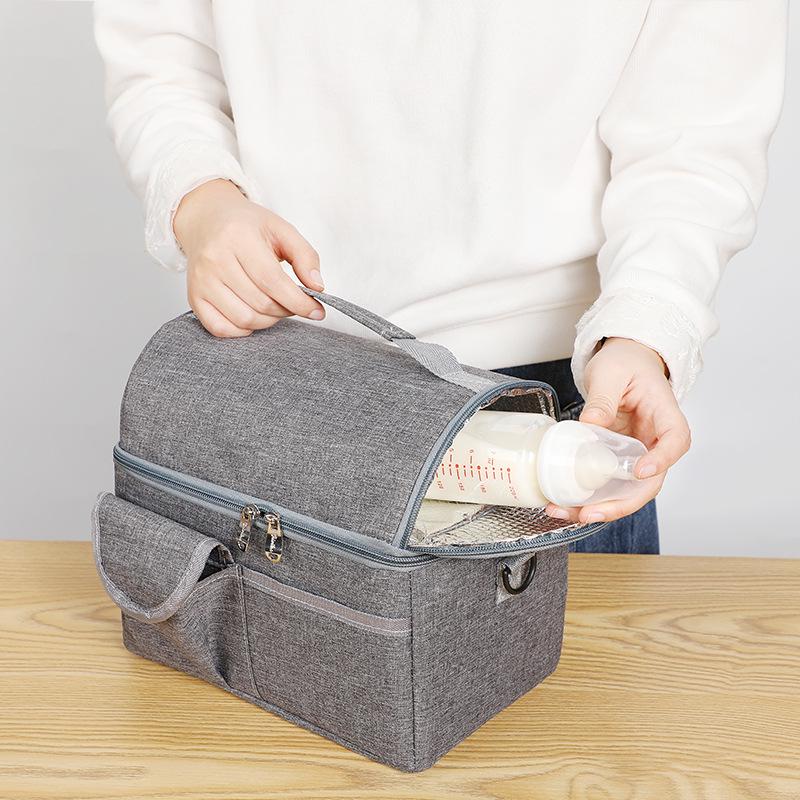 Insulated Oxford Cloth Lunch Bag - Hot-Selling Handheld & Crossbody for Office Workers
