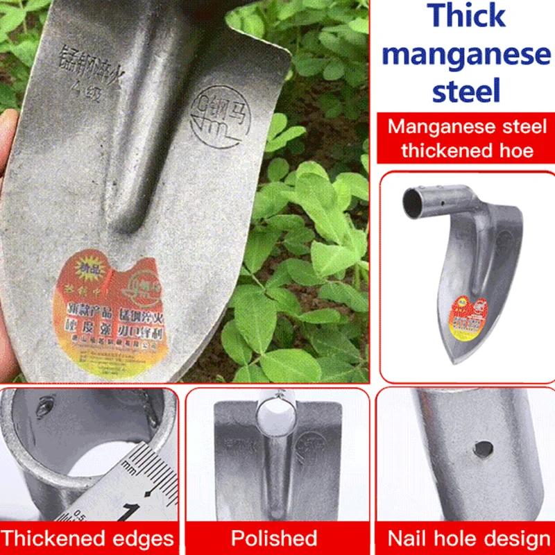 Sapă îngroșată de oțel Săpat sol Săpătura de legume de uz casnic Sapă mare Părțuire Unelte de exterior Sapă din oțel