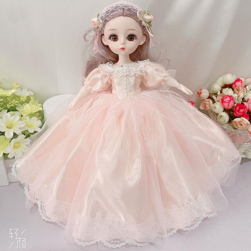 30cm Bjd Doll Toy Attractive Eyes Multiple Movable Ball-jointed Anime Figure Toy