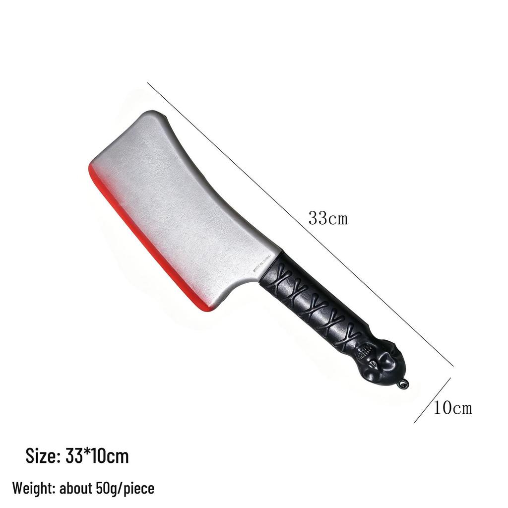 Halloween Blood-Tipped Decorative Knife for Prank and Ghost Festival
