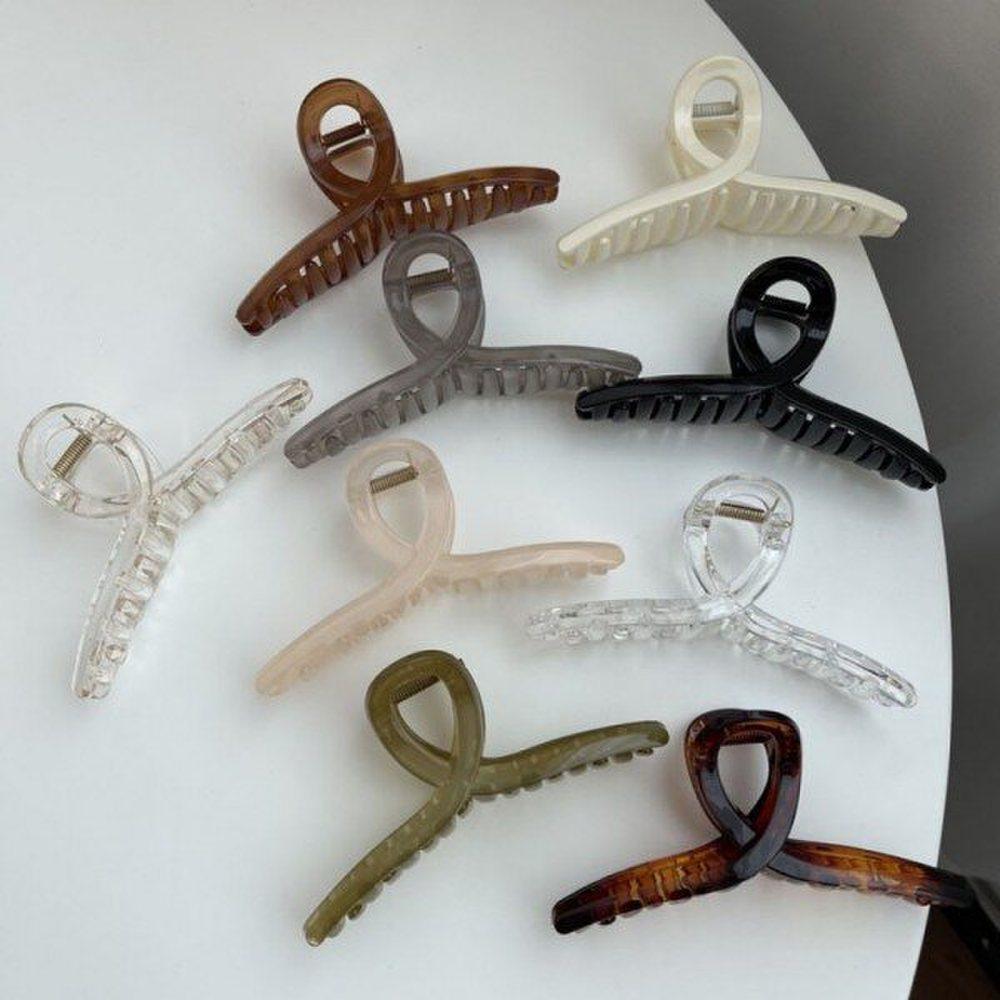 

Mno Twist Updo 13cm Hair Clip for Thick Long Hair Big Size black