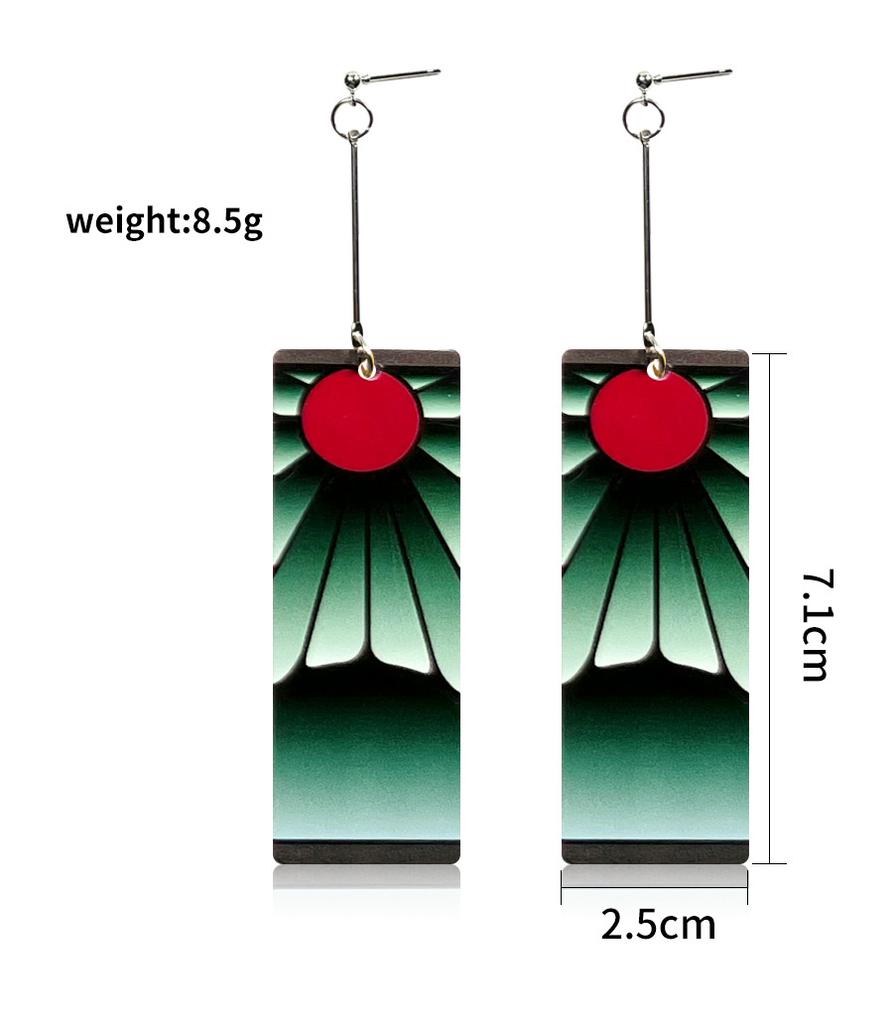 Anime Demon Slayer Kanroji Mitsuri Kimetsu No Yaiba Kobiety Cosplay Peruka Zielony Różowy Kolorowe Warkocze Peruki do Włosów Peruka Syntetyczna