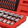 Bolt Extractor Socket Set Easy Out Metal Heavy Duty Hand Tools 25-Piece Bolt Extractor Socket Set For Damaged Stripped Broken