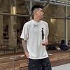 Tide Marke 2Pac Sommer Lässig Herren Paar Locker High Street Tide Marke Kurzarm T-Shirt
