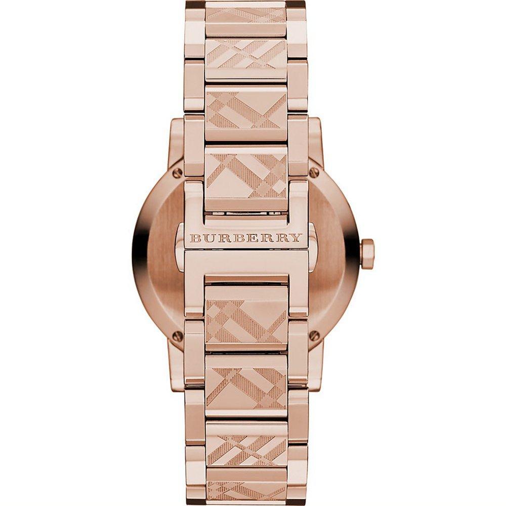 Burberry BU9146 The City Engraved Check Unisex Watch