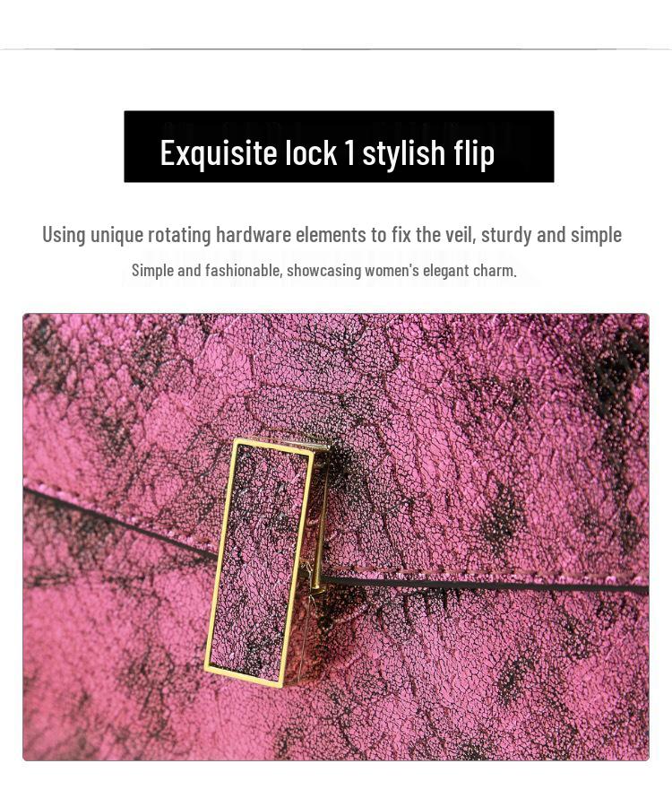 High-End Genuine Leather Snakeskin Handbag 2025 – New Fashion Single Shoulder & Crossbody Bag