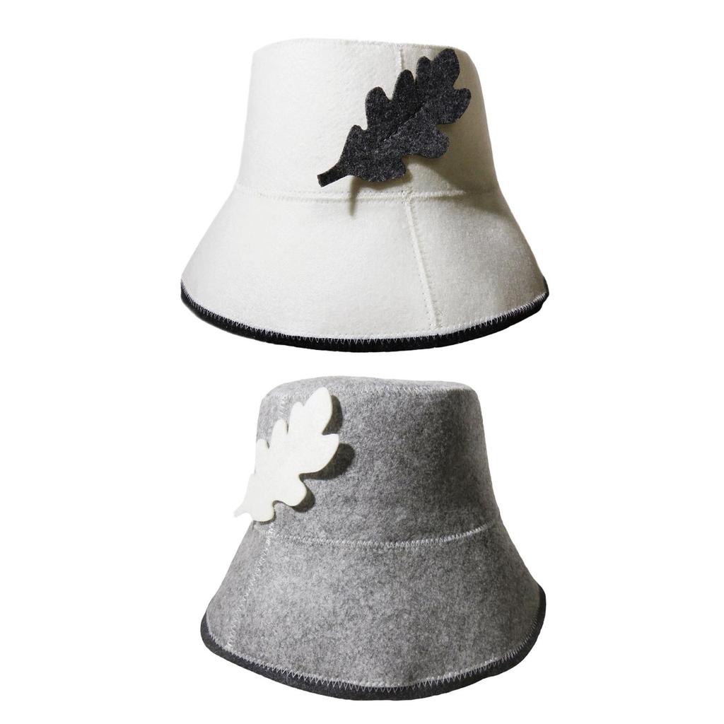 Sauna Felt Hat Versatile Comfortable To Wear Vaporarium Hat for Bathing Men Women