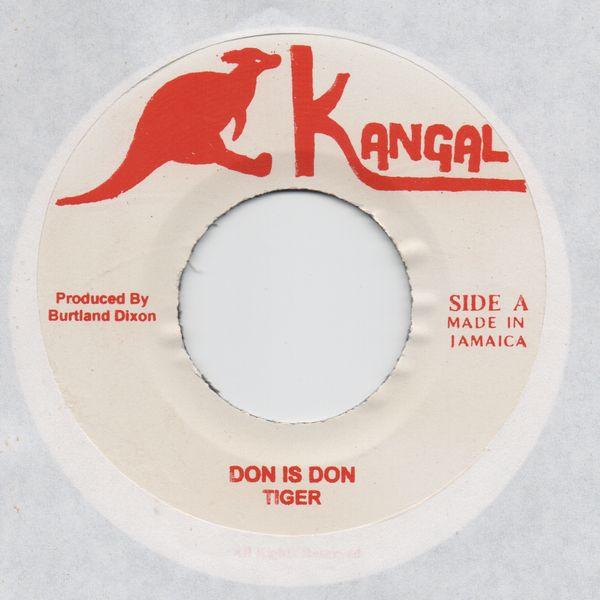 

7inch Record TIGER - Don Is Don NONE Kangal Jamaica Reggae, Ska & Dub Used