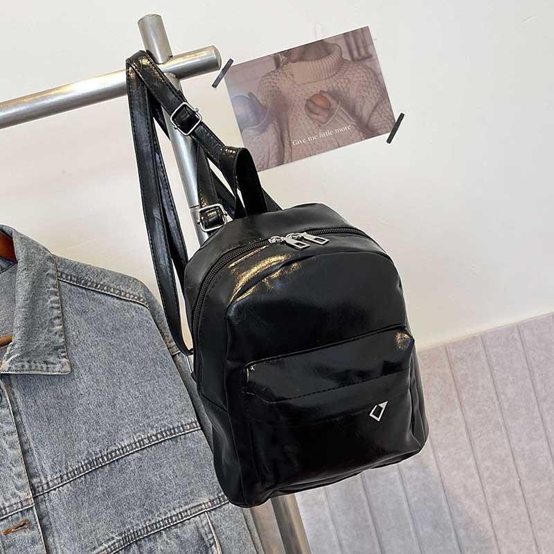 

Премиальный серебристый женский рюкзак 2025 года, универсальный рюкзак для студентов, дорожный мини-рюкзак для школы