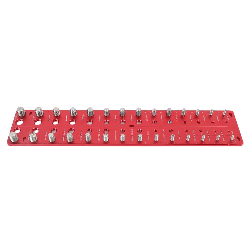 Thread Checker 28 Hole Metric Standard Board Metal Commonly Used Nut Screw Identifier Gauge Thread Checker Gauge Thread Checker
