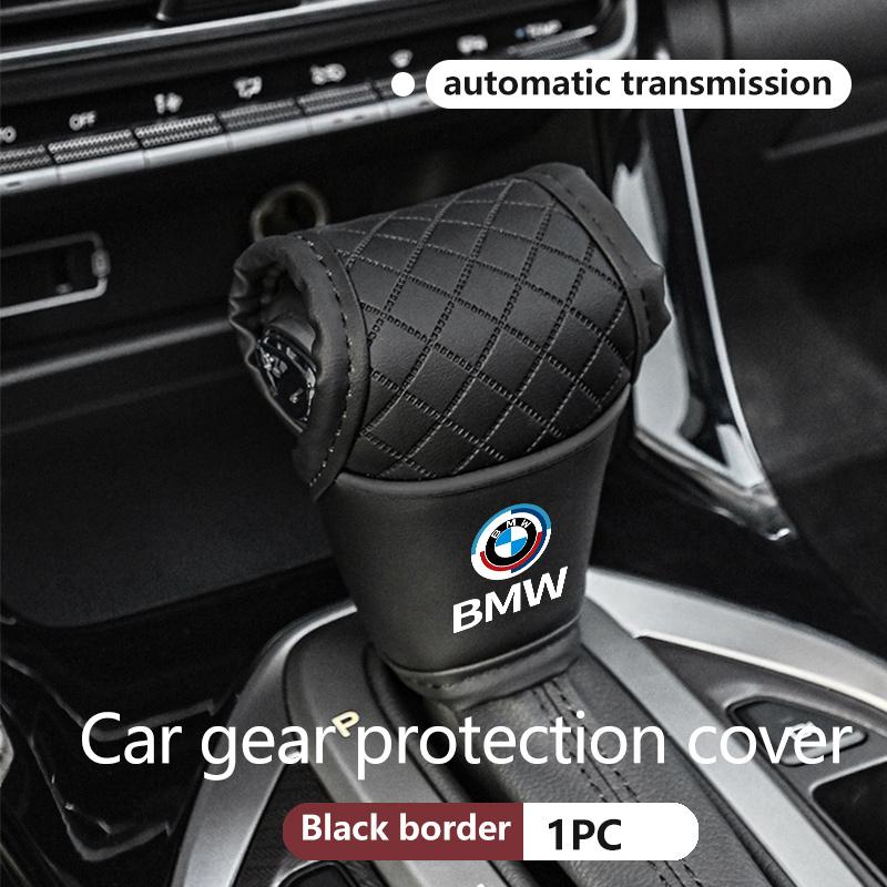 Leather Car Gear Shift Sleeve Knob Protective Cover For BMW M M2 M3 M4 M5 M6 E46 E90 E60 F30 E39 X1 X3 X4 X5 XR1
