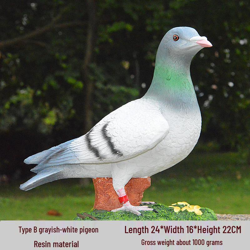 Dove Tree Resin Garden Ornaments: Outdoor Sculpture & Horticulture Set