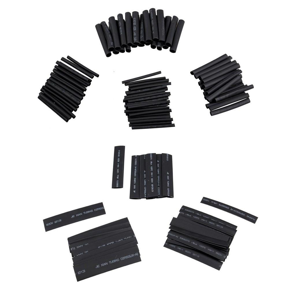 127 Pcs Assorted Kit Heat Shrink Cable Wire Tube Sleeve Wrap Sizes