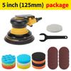 125mm/150mm Pneumatic Orbital Sander Air Grinder Vacuum Eccentric Polishing/Grinding Machine Pneumatic Tools