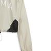 Puma Letter Print Casual Loose Stand Collar Jacket Women Jacket Beige 525493-90
