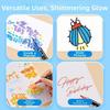 24/48/72/96 Colors Double-Ended Glitter Pens Quickly Dry Watercolor Pen  Drawing Painting