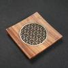 Deou Xingguang Walnut Wood Tea Tray Set