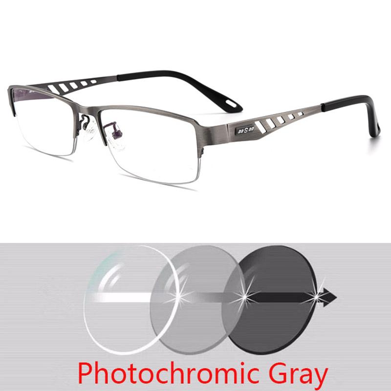 Photochromic Eye Glasses Men Women Myopia Eyeglasses Students Short Sight Eyewear 0 -0.5 -1 -1.25 -1.5 -1.75 To -6