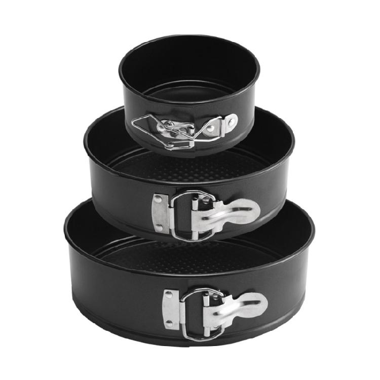 3Pcs Nonstick Cheesecake Pans Leakproof Round Cake Pans Springform Pans with Removable Bottom Round Cake Mold Enduring