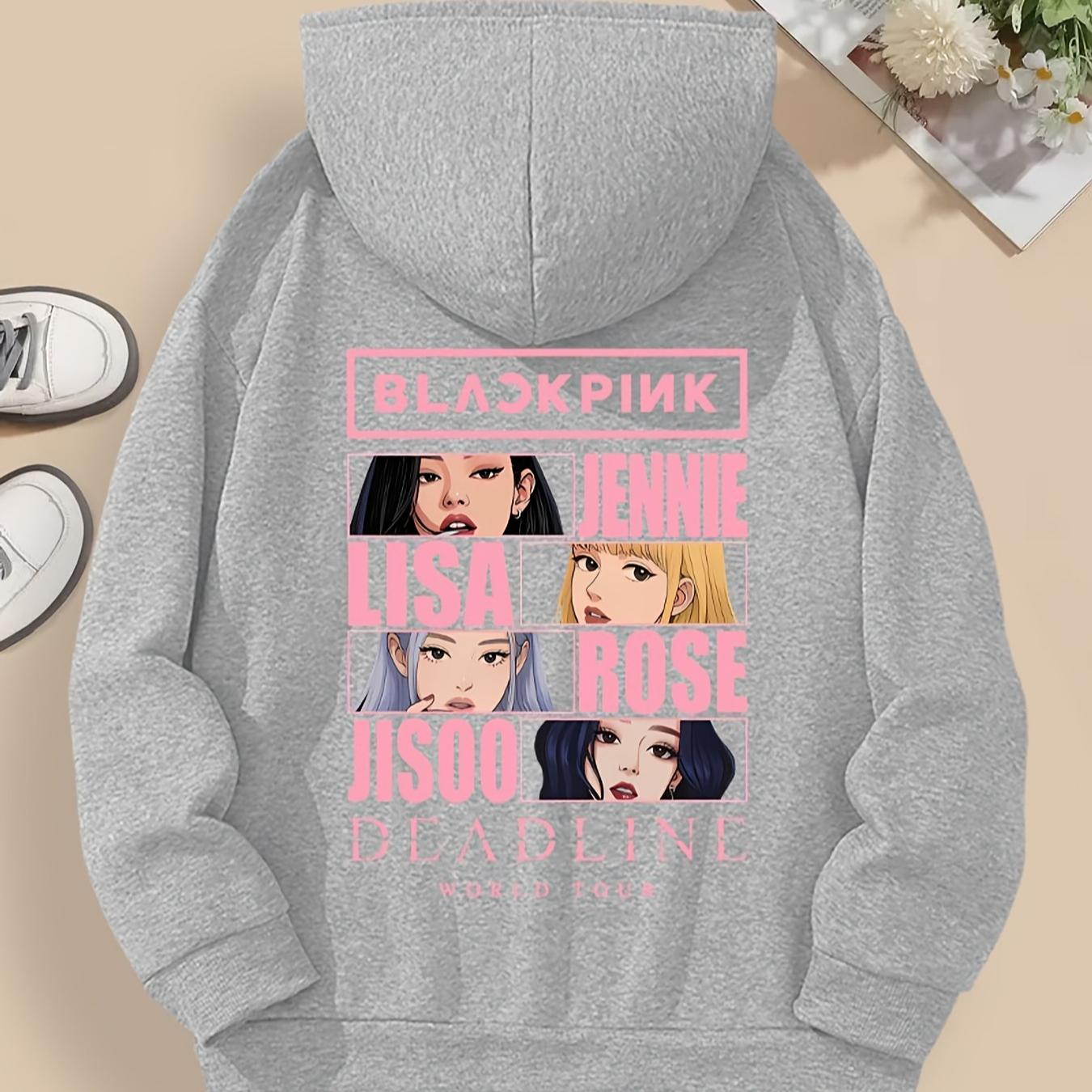 

Худі BlackPink, Худі Born Pink, Худі для фанатів Kpop, Худі з периферійною продукцією Kpop, Худі з туру Blackpink World Tour XXXL синій