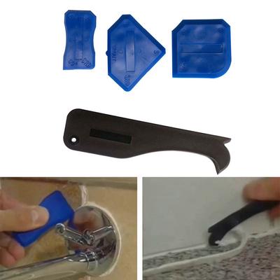 4Pcs Home Silicone Joint Sealant Grout Caulk Tool Set Remover Scraper Applicator