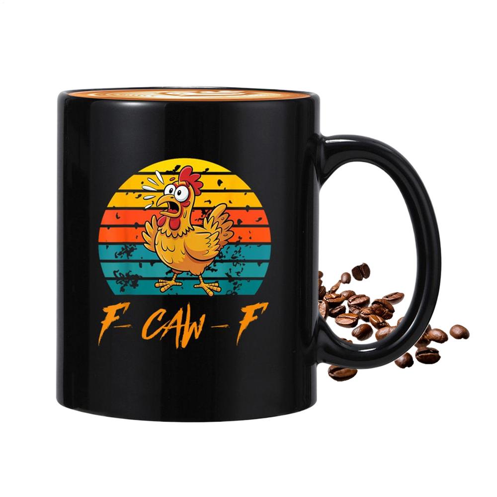 

Funny Chicken Mug 350ml Ceramic Milk Cup Beverage Drinkware Novelty Morning Coffee Mug For Home Office School Apartment College