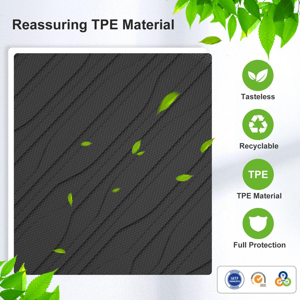 LUCKEASY Left Drive for Honda Odyssey 7Seats 2018-2025 2026 Mini Passenger Van TPE 3D Car Floor Mats Cargo Liner Trunk Pad