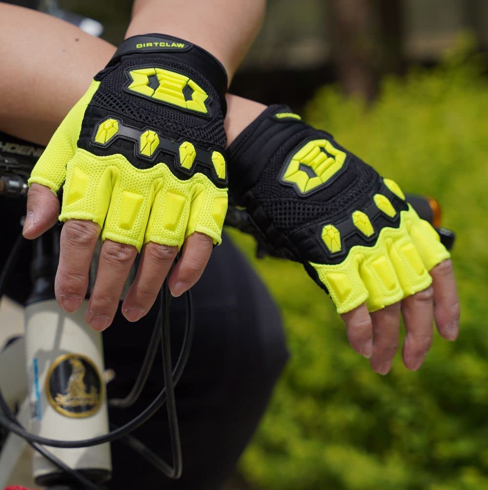 Cybertron DIRTCLAW Cycling Bicycle Finger Half Road Shock Gloves, Rękawiczki, Lato, Clipping, Palec, Rower, Outdoor, Oddychające, Absorpcja, Męskie,