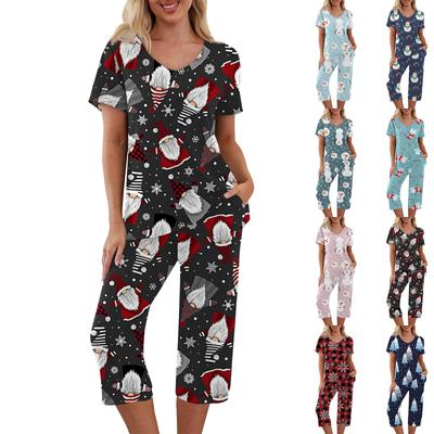 2 Piece Sets For Women Summer Short Sleeve Top And Pants With Pockets Workout Soft Sets
