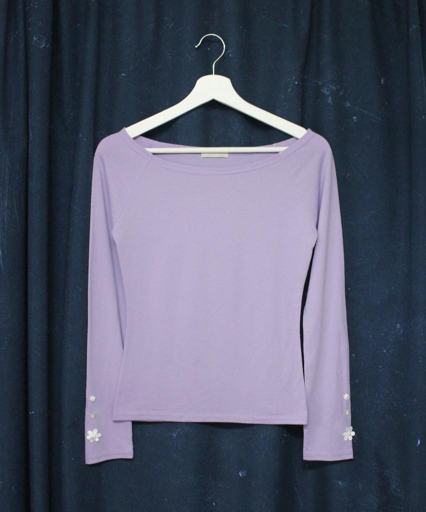 RUBATI Daisy Florette Raglan Long Sleeve Tee_Lavender
