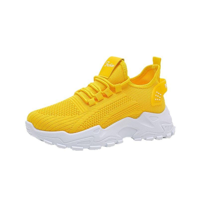 Large size dad shoes fly-woven mesh shoes women's new four-season women's shoes versatile thin breathable sneakers casual