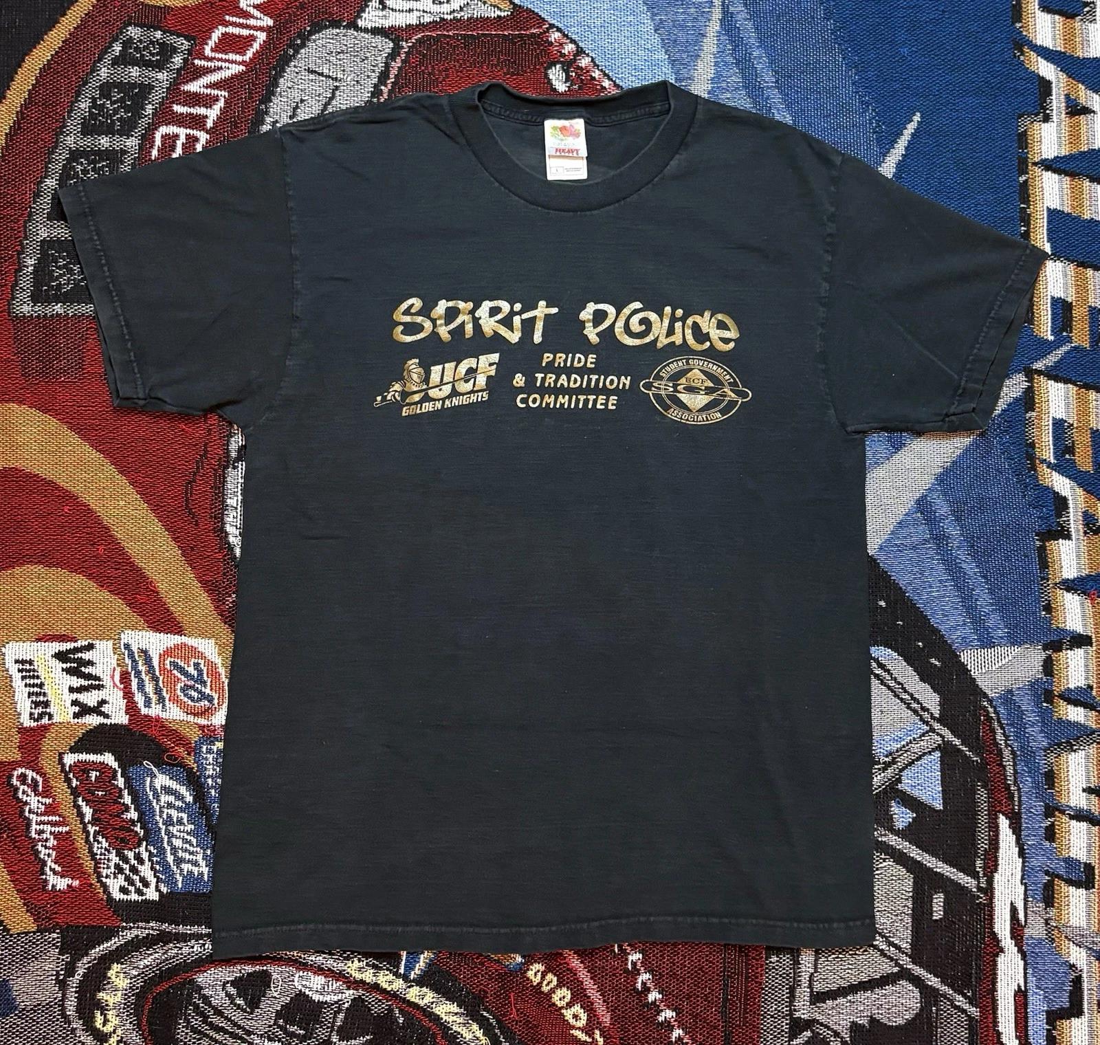 Vintage UCF Knights Shirt Spirit Police Pride Committee FOTL Large 90s 4XL