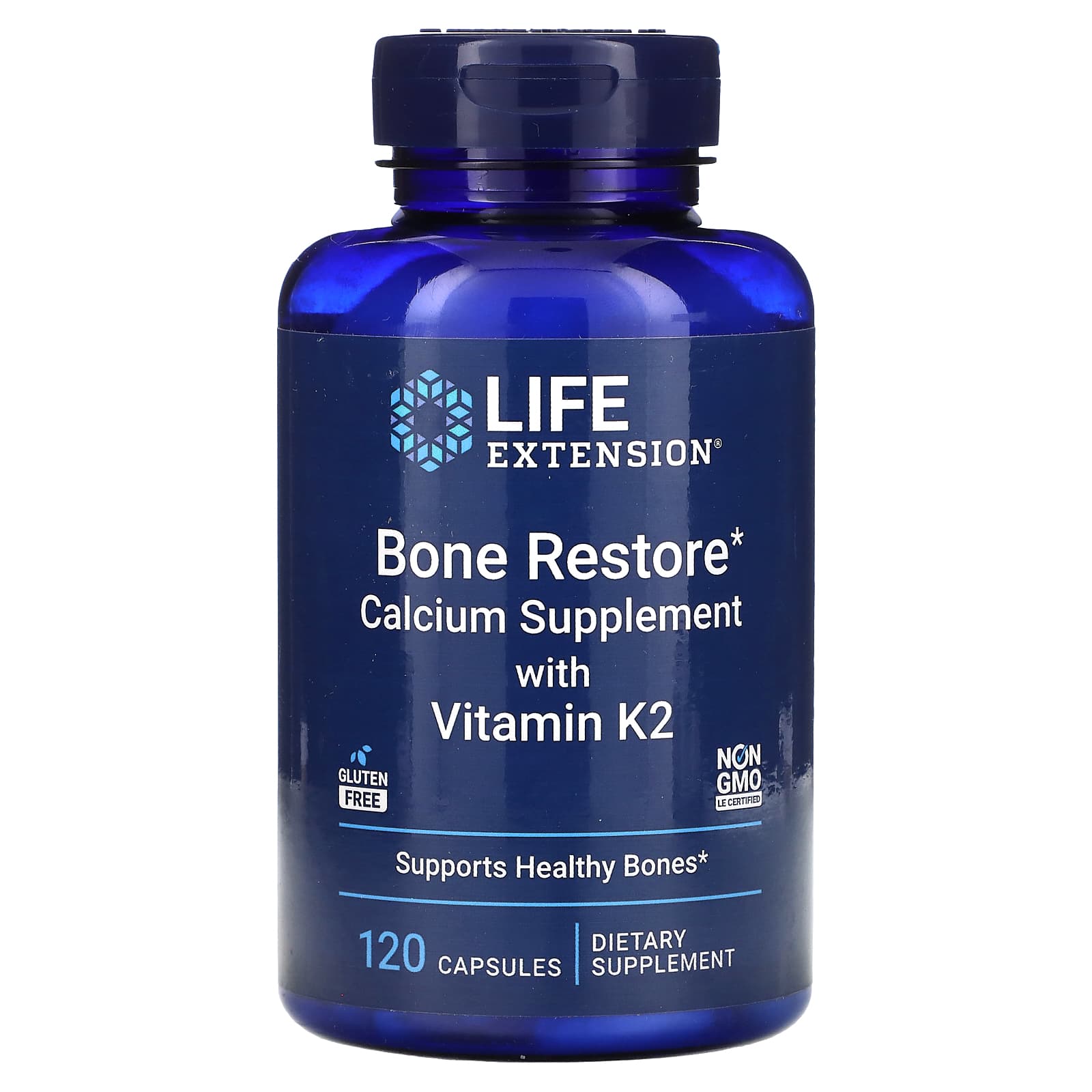 

Bone Restore with Vitamin K2, 120 Capsules