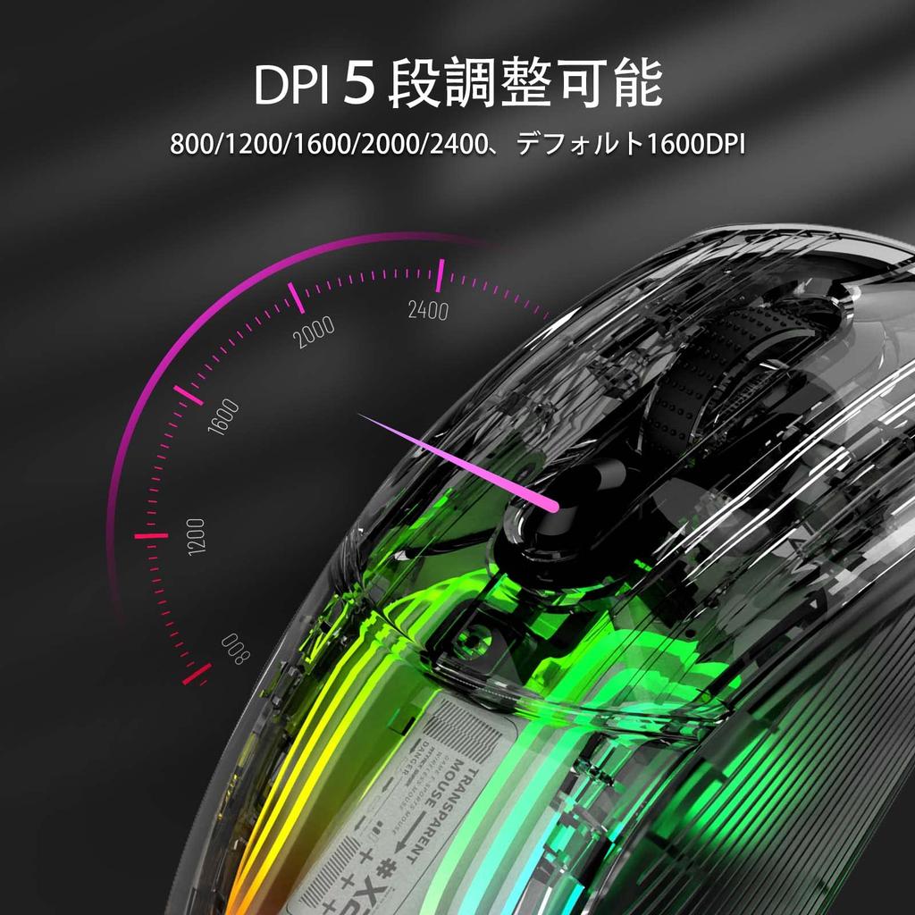 MAMBASNAKE x ATTACK SHARK X2 Gaming Transparent Skeleton PixArt Wireless RGB 800mAh Compatible with and PS4 Retailer Black Mouse, Design, Stylish,