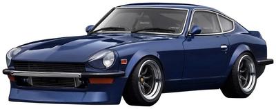 Ignition model skala Nissan Fairlady Z Blå Wangan MIDNIGHT Z Færdig Model IG3592 TK.Company 1/18 (S30) Djævelens