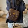 Retro Fashion Backpack New Simple Korean Version Ins This Year's Season Popular College Style Niche Backpack