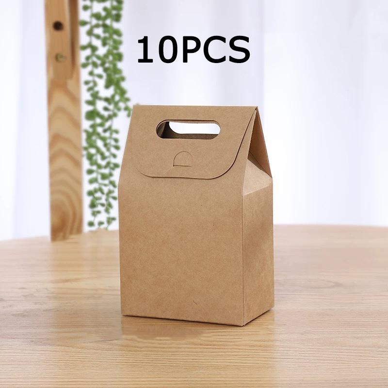 

WTEMPO Складные подарочные сумки из бумаги своими руками. Универсальные упаковочные сумки. Идеально подходят для хранения и дарения деликатных предметов. Идеально подходят для дня рождения, свадьбы. 10pcs хаки